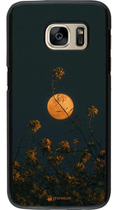 Coque Samsung Galaxy S7 - Moon Flowers Coque Samsung Galaxy S7 - Moon Flowers