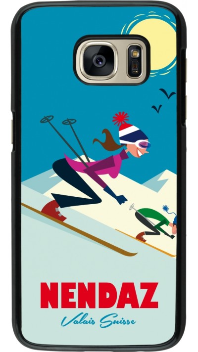 Coque Samsung Galaxy S7 - Nendaz Ski Downhill Coque Samsung Galaxy S7 - Nendaz Ski Downhill