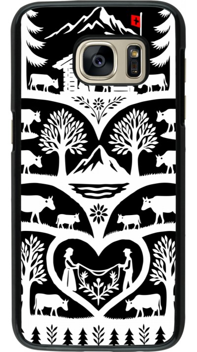 Samsung Galaxy S7 Case Hülle - Poya Schweiz 2 schwarz