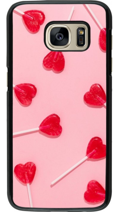 Samsung Galaxy S7 Case Hülle - Saint Valentines Day 26 Lollipop