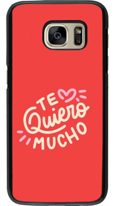 Samsung Galaxy S7 Case Hülle - Saint Valentines Day 26 Te quiero mucho