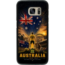 Samsung Galaxy S7 Case Hülle - Fussball Australien splash 2026