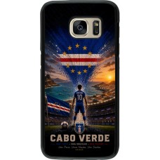 Samsung Galaxy S7 Case Hülle - Fussball Kap Verde splash 2026