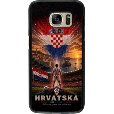 Samsung Galaxy S7 Case Hülle - Fussball Kroatien splash 2026