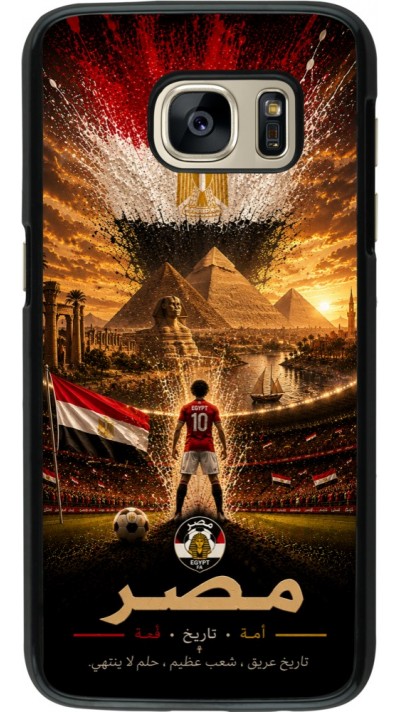 Samsung Galaxy S7 Case Hülle - Fussball Ägypten splash 2026