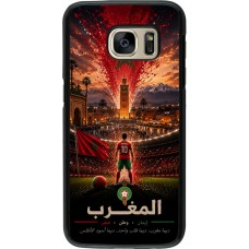 Samsung Galaxy S7 Case Hülle - Fussball Marokko splash 2026