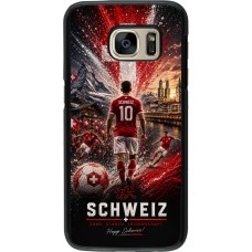 Samsung Galaxy S7 Case Hülle - Fussball Schweiz splash 2026