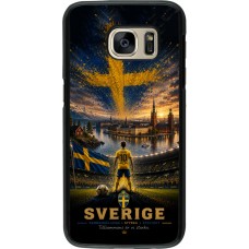 Samsung Galaxy S7 Case Hülle - Fussball Schweden splash 2026