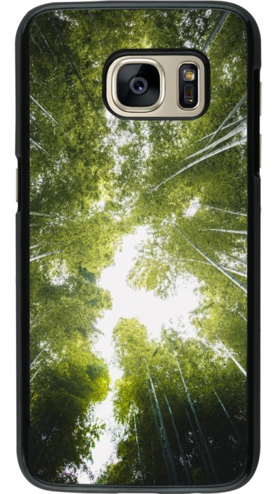 Samsung Galaxy S7 Case Hülle - Spring 23 forest blue sky
