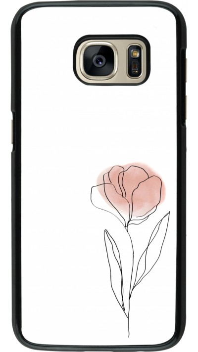 Samsung Galaxy S7 Case Hülle - Spring 23 minimalist flower