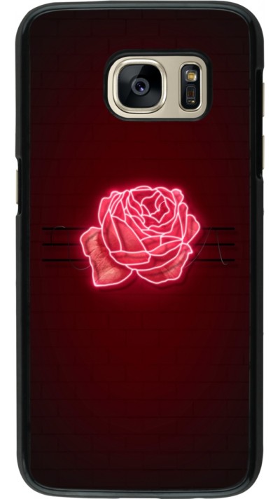 Samsung Galaxy S7 Case Hülle - Spring 23 neon rose