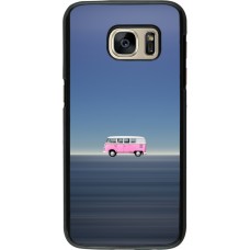 Samsung Galaxy S7 Case Hülle - Spring 23 pink bus