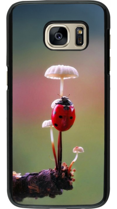 Coque Samsung Galaxy S7 - Ladybird on a mushroom Spring 2026