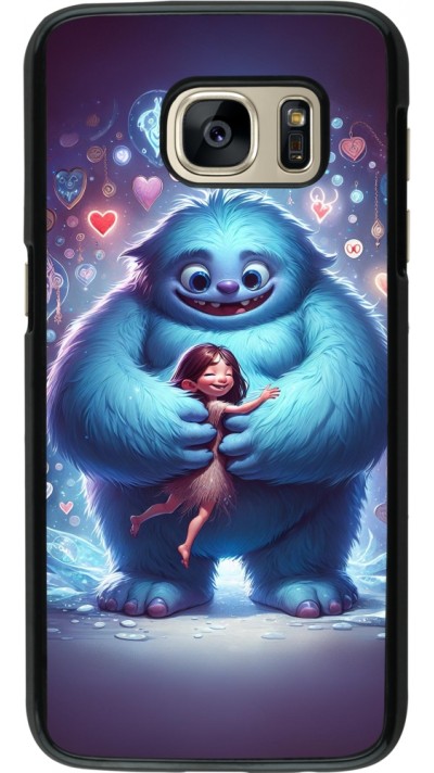 Samsung Galaxy S7 Case Hülle - Valentin 2024 Flauschige Liebe