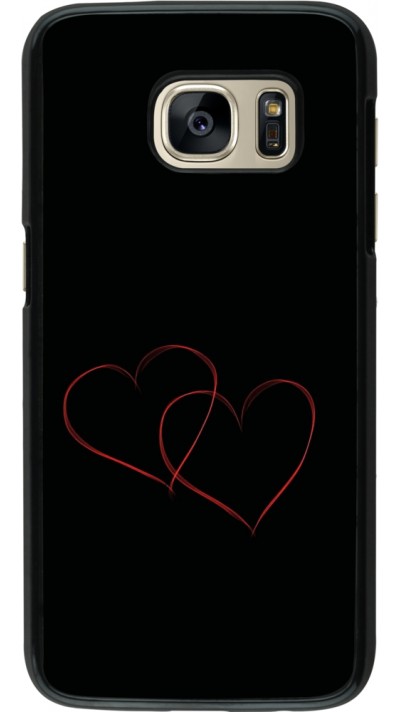 Samsung Galaxy S7 Case Hülle - Valentine 2023 attached heart