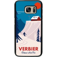 Samsung Galaxy S7 Case Hülle - Verbier Cabane Mont-Fort