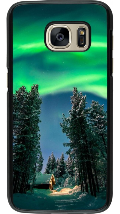 Samsung Galaxy S7 Case Hülle - Winter 22 Northern Lights