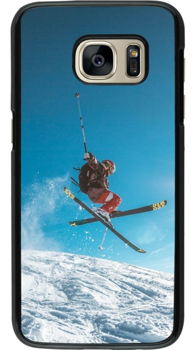 Samsung Galaxy S7 Case Hülle - Winter 22 Ski Jump