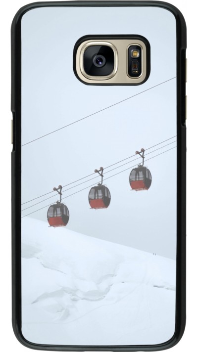 Samsung Galaxy S7 Case Hülle - Winter 22 ski lift