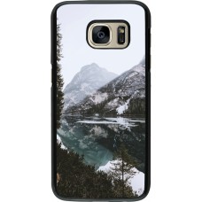 Samsung Galaxy S7 Case Hülle - Winter 22 snowy mountain and lake