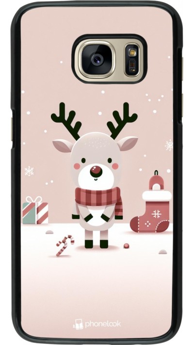 Samsung Galaxy S7 Case Hülle - Weihnachten 2023 Choupinette Rentier