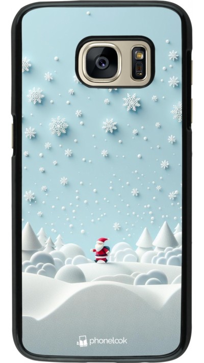Samsung Galaxy S7 Case Hülle - Weihnachten 2023 Kleiner Vater Schneeflocke