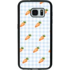 Samsung Galaxy S7 Case Hülle - Silikon schwarz Easter 2026 Pattern carrots