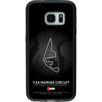 Samsung Galaxy S7 Case Hülle - Silikon schwarz F1 Track 2025 Abu Dhabi