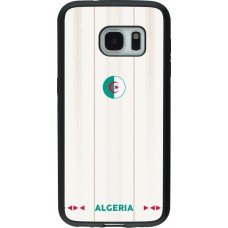 Samsung Galaxy S7 Case Hülle - Silikon schwarz Algerien 2026 personalisierbares Fussballtrikot