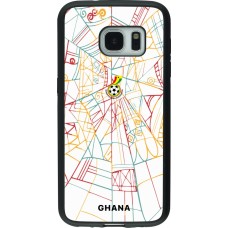 Samsung Galaxy S7 Case Hülle - Silikon schwarz Ghana 2026 personalisierbares Fussballtrikot