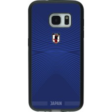 Samsung Galaxy S7 Case Hülle - Silikon schwarz Japan 2026 personalisierbares Fussballtrikot