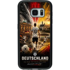 Samsung Galaxy S7 Case Hülle - Silikon schwarz Fussball Deutschland splash 2026