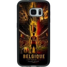 Samsung Galaxy S7 Case Hülle - Silikon schwarz Fussball Belgien splash 2026