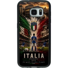 Samsung Galaxy S7 Case Hülle - Silikon schwarz Fussball Italien splash 2026