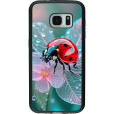 Samsung Galaxy S7 Case Hülle - Silikon schwarz Ladybird in bloom Spring 2026