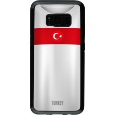Samsung Galaxy S8 Case Hülle - Hybrid Armor schwarz Türkei personalisierbares Fussballtrikot