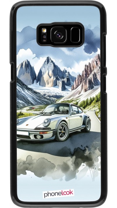 Coque Samsung Galaxy S8 - Porsche 911 Mountain Watercolor