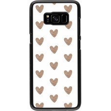 Samsung Galaxy S8 Case Hülle - Autumn 2024 brown hearts