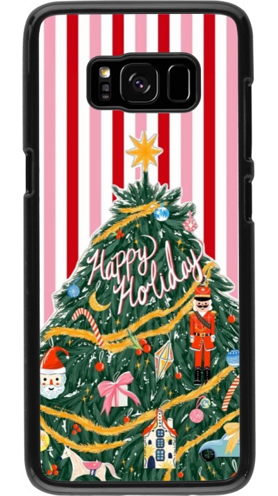 Samsung Galaxy S8 Case Hülle - Christmas 25 Happy Holiday