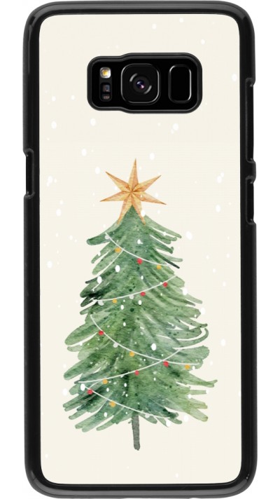 Samsung Galaxy S8 Case Hülle - Christmas 25 Sketch Tree
