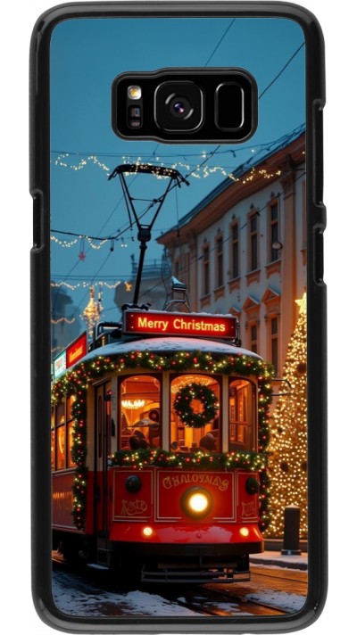 Samsung Galaxy S8 Case Hülle - Christmas 25 Xmas Train