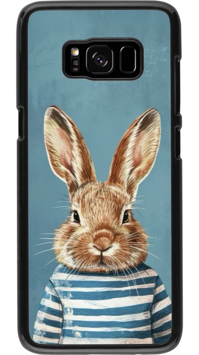 Samsung Galaxy S8 Case Hülle - Easter 2026 Rabbit navy