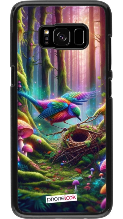 Samsung Galaxy S8 Case Hülle - Vogel Nest Wald