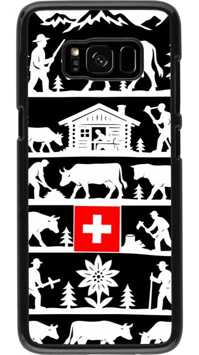 Coque Samsung Galaxy S8 - Poya Suisse 1 noir