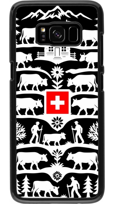 Samsung Galaxy S8 Case Hülle - Poya Schweiz 3 schwarz Samsung Galaxy S8 Case Hülle - Poya Schweiz 3 schwarz