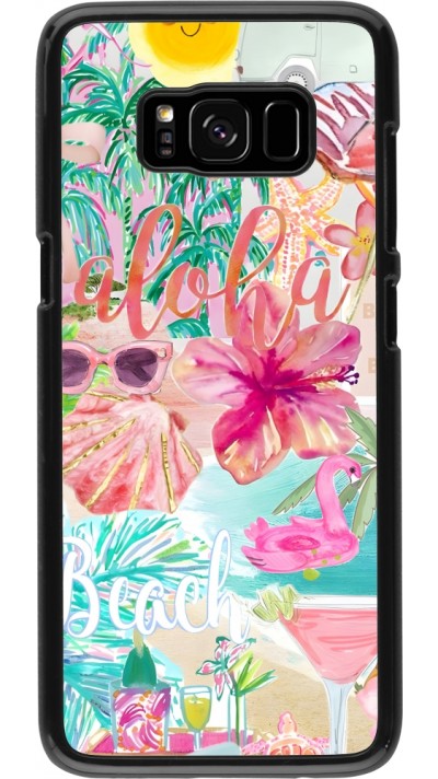 Samsung Galaxy S8 Case Hülle - Preppy Collage Aloha Samsung Galaxy S8 Case Hülle - Preppy Collage Aloha