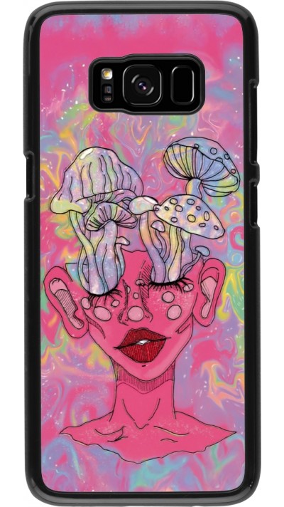 Coque Samsung Galaxy S8 - Psychedelic pink mushroom