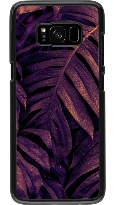Samsung Galaxy S8 Case Hülle - Purple Light Leaves Samsung Galaxy S8 Case Hülle - Purple Light Leaves