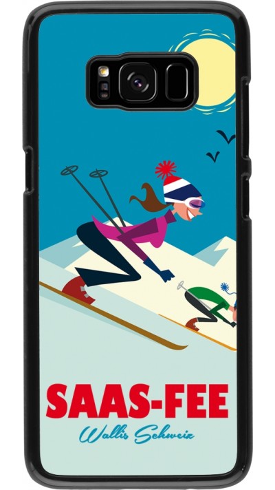 Samsung Galaxy S8 Case Hülle - Saas-Fee Ski Downhill Samsung Galaxy S8 Case Hülle - Saas-Fee Ski Downhill