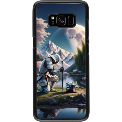 Samsung Galaxy S8 Case Hülle - Samurai Katana Mond